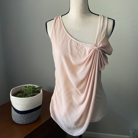 Anthropologie Tops - Deletta (Anthropologie) pale pink mixed media top